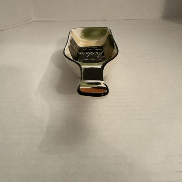 Clay Art Chardonnay‎ Wine Serving Dish Snack Tray Spoon Rest 11" x 3" - Picture 6 of 6